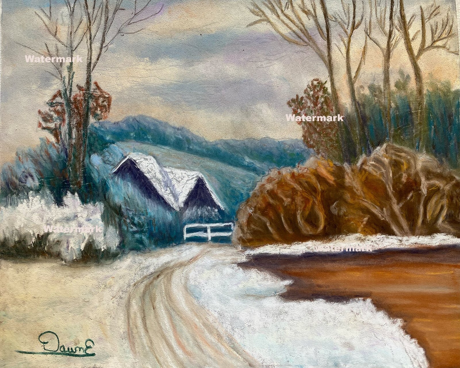 Blue Christmas - Fine Art Print