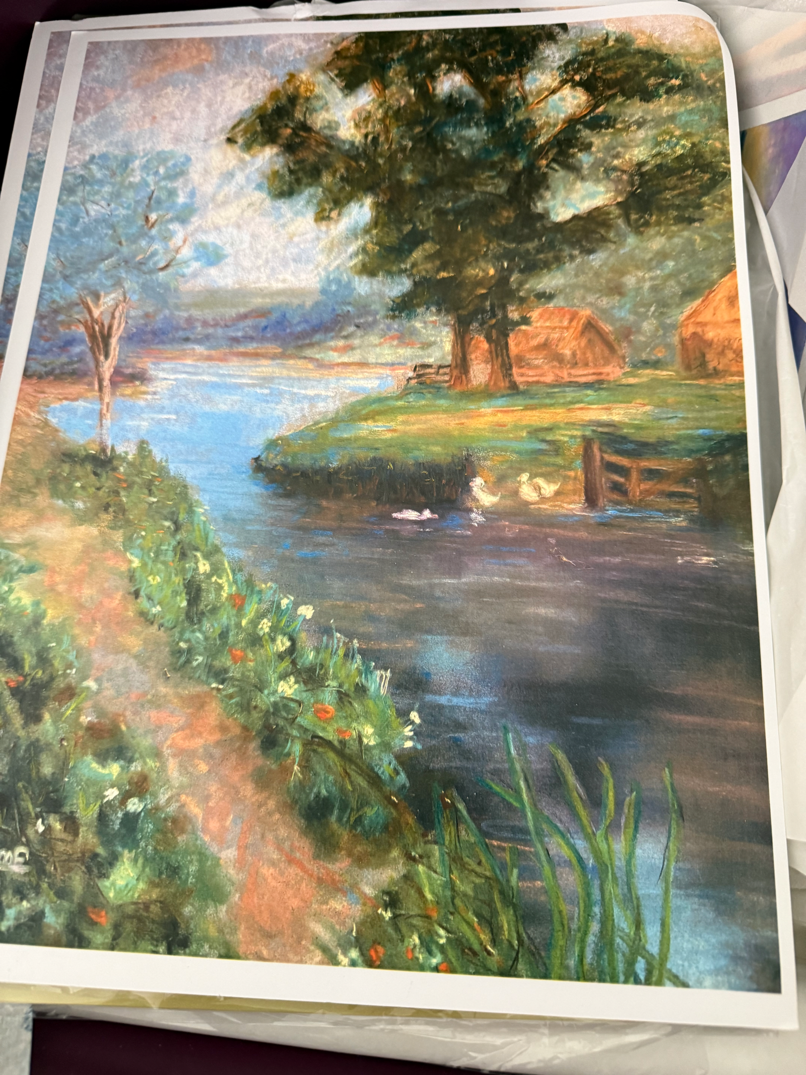 Serenity 9 x12 Pastel Painting Unframed