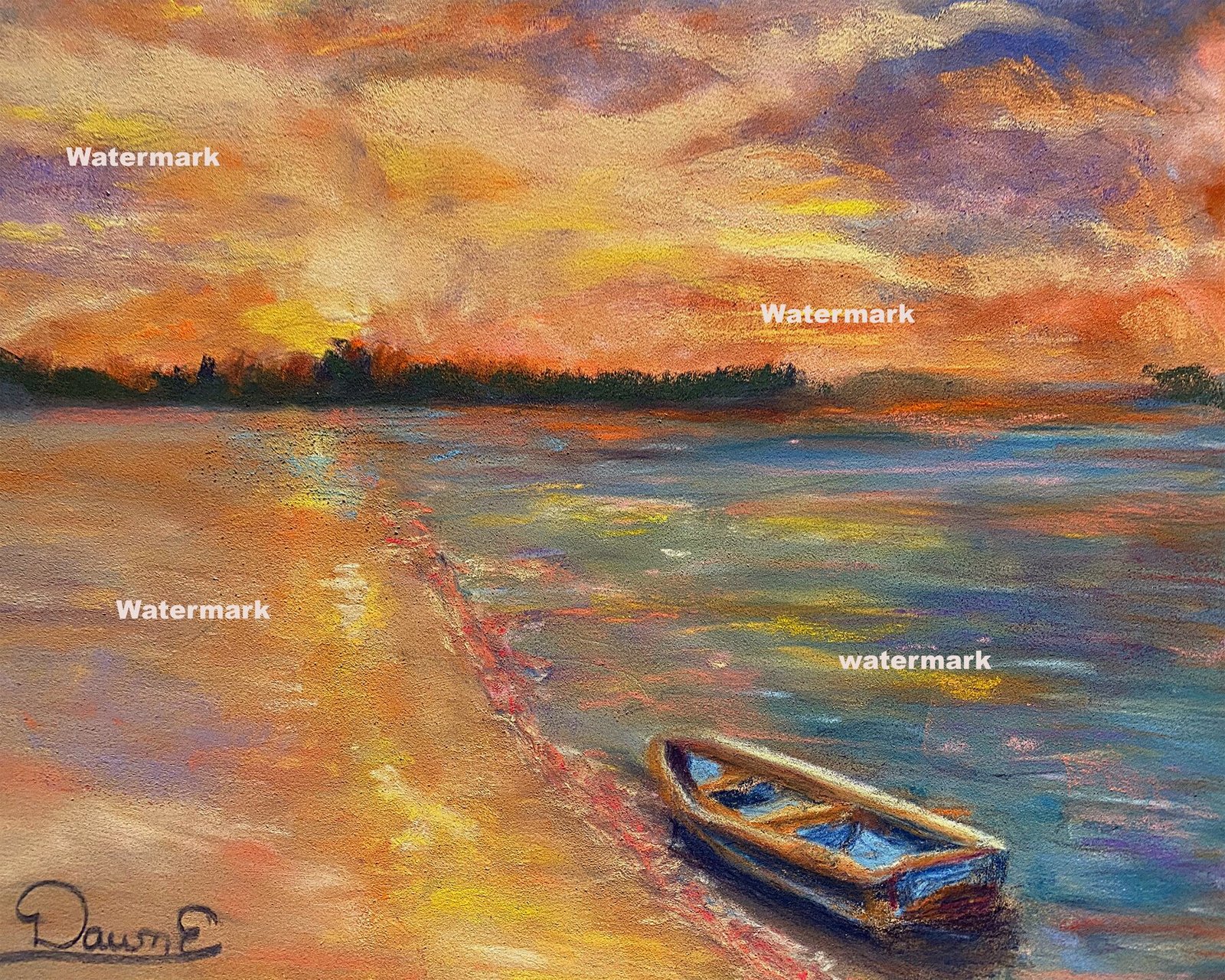 Beach Boat - Fine Art Print