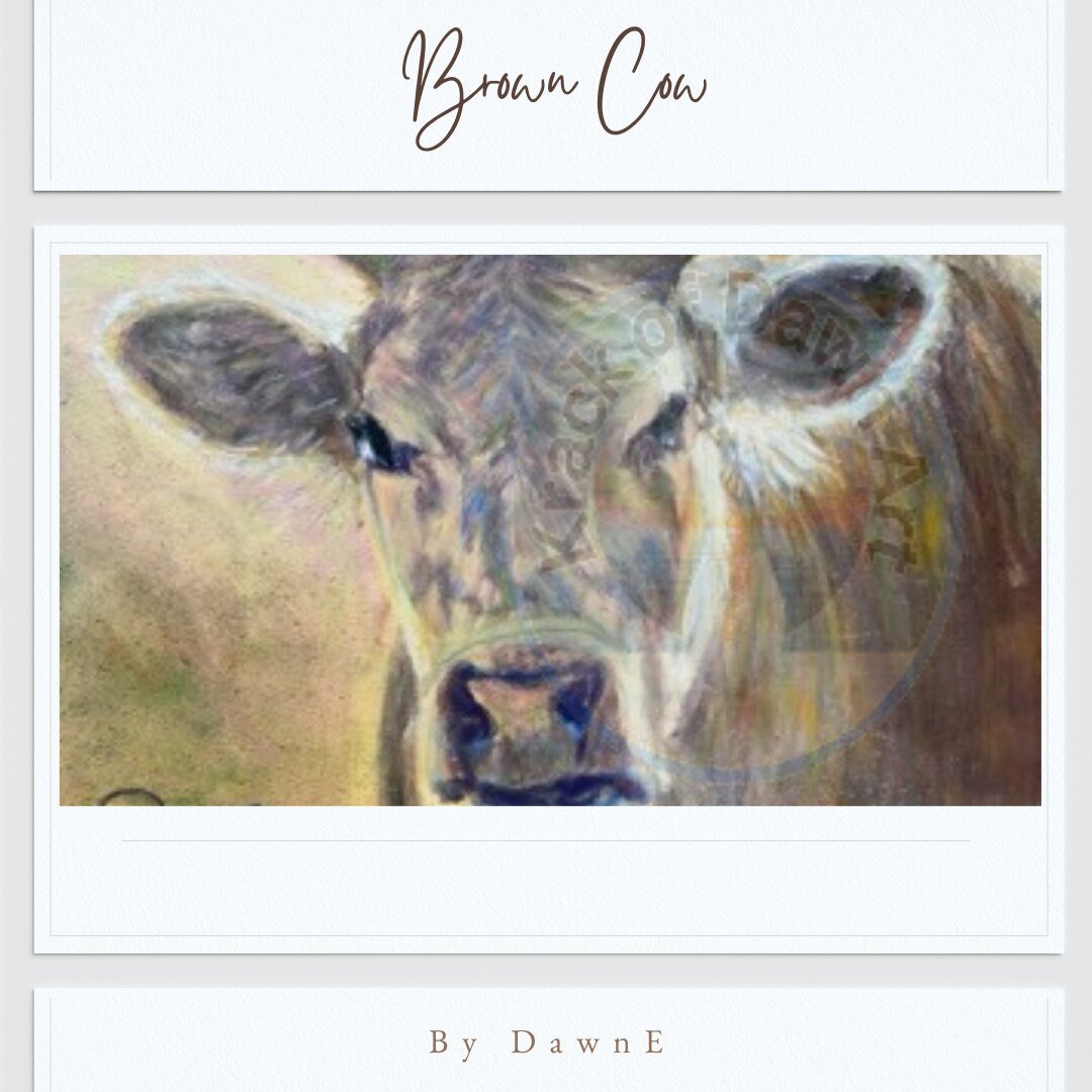 Brown Cow - Fine Art Print