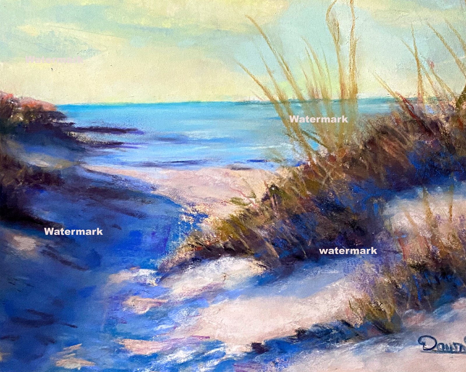 Dune Shadow - Original Pastel Painting