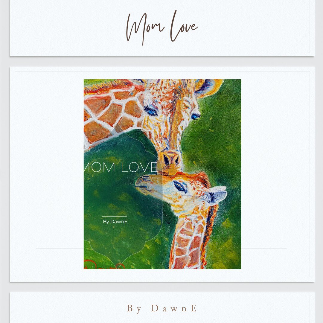 Mom Love - Original Pastel Painting