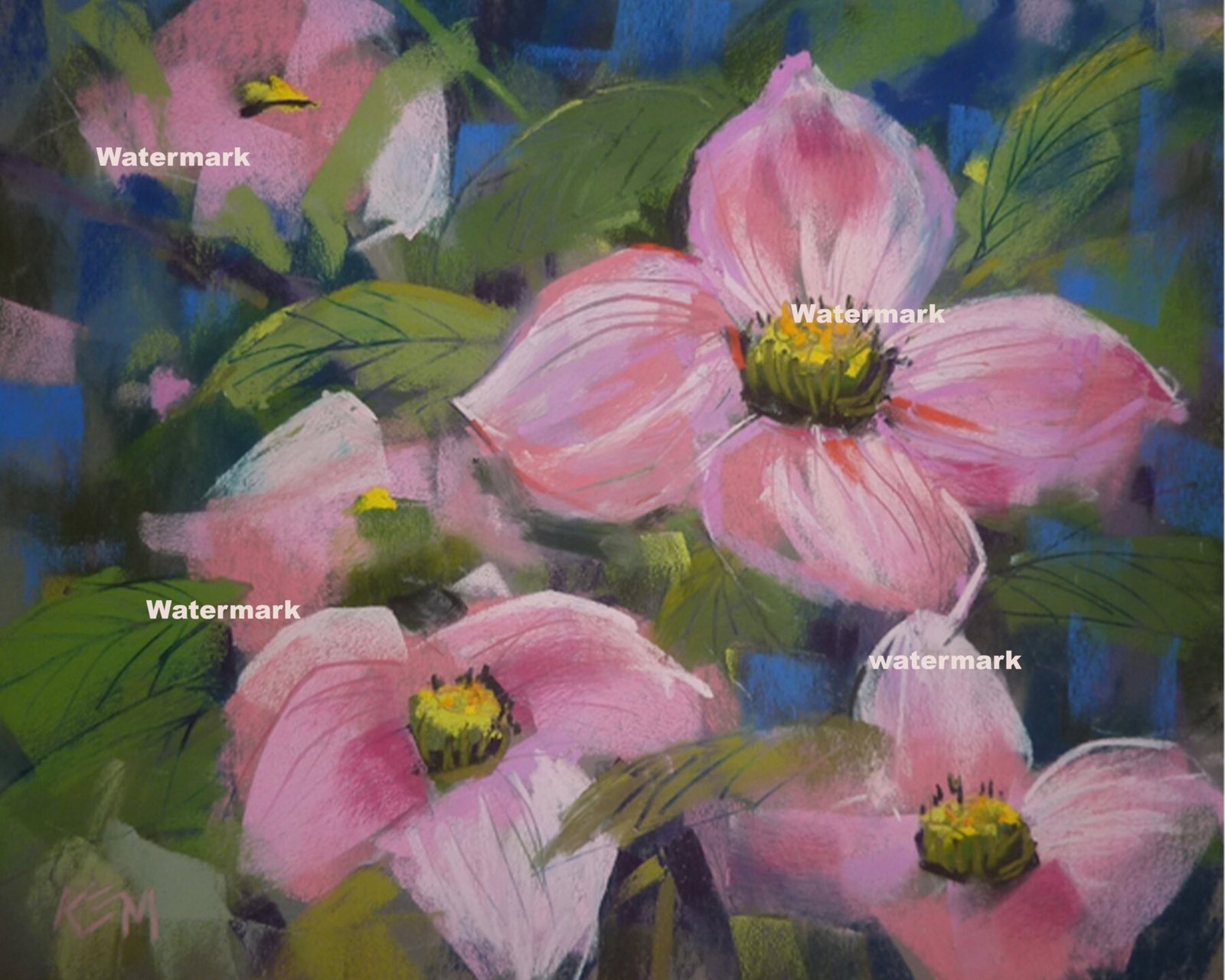 Pink Parfait - Original Pastel Painting