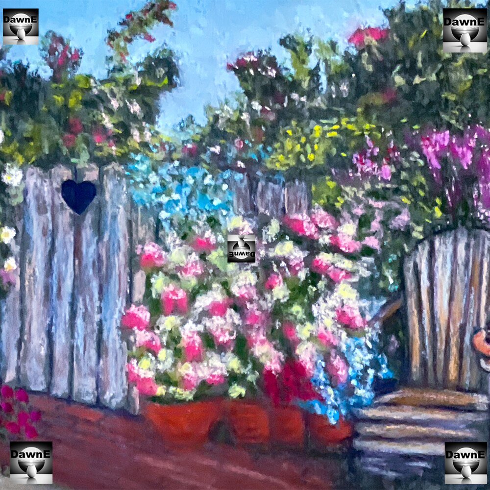 Secret Garden - Original Pastel Painting